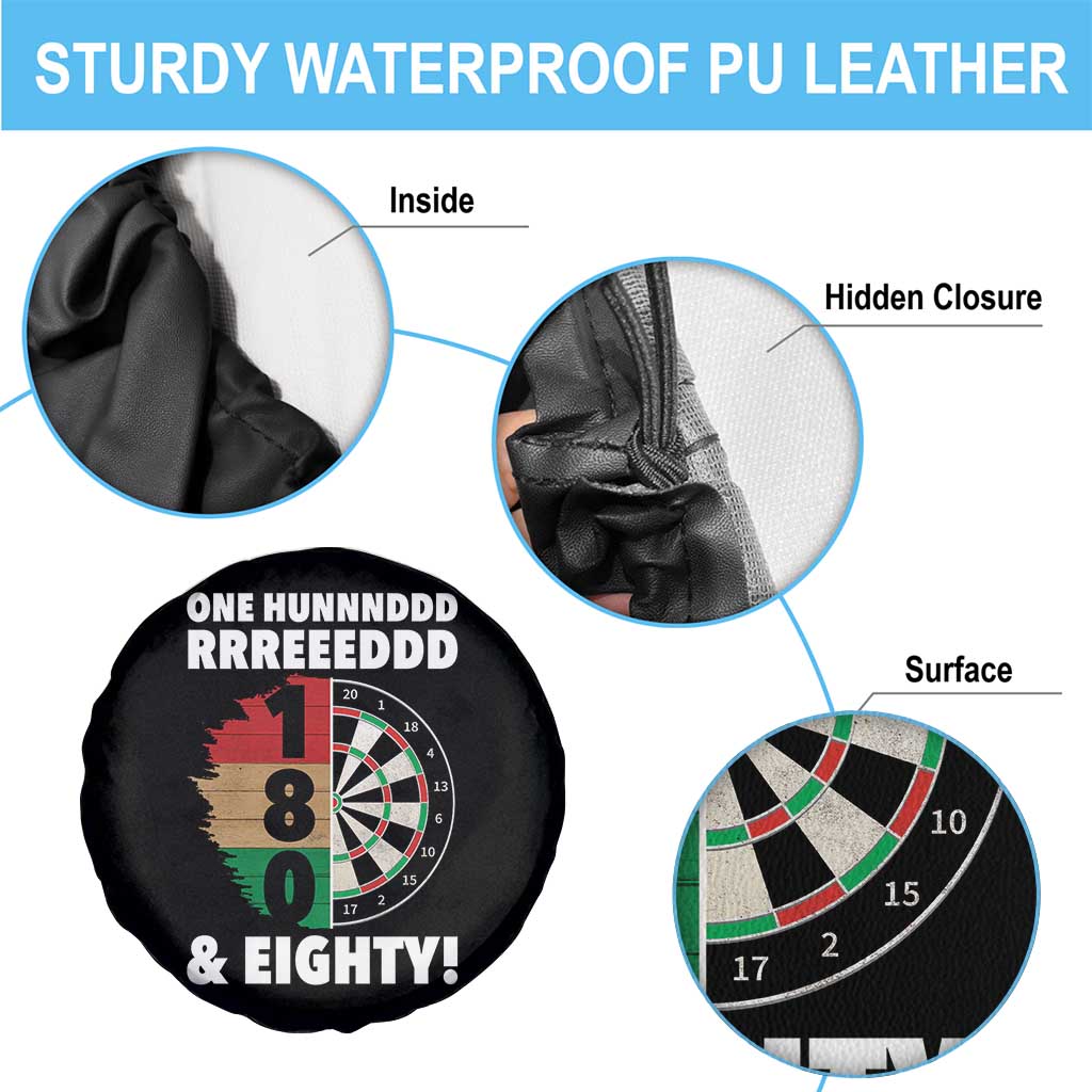 One Hundred And Eighty Spare Tire Cover Funny Darts Player Gift - Wonder Print Shop