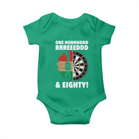 One Hundred And Eighty Baby Onesie Funny Darts Player Gift - Wonder Print Shop