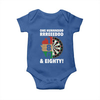 One Hundred And Eighty Baby Onesie Funny Darts Player Gift - Wonder Print Shop