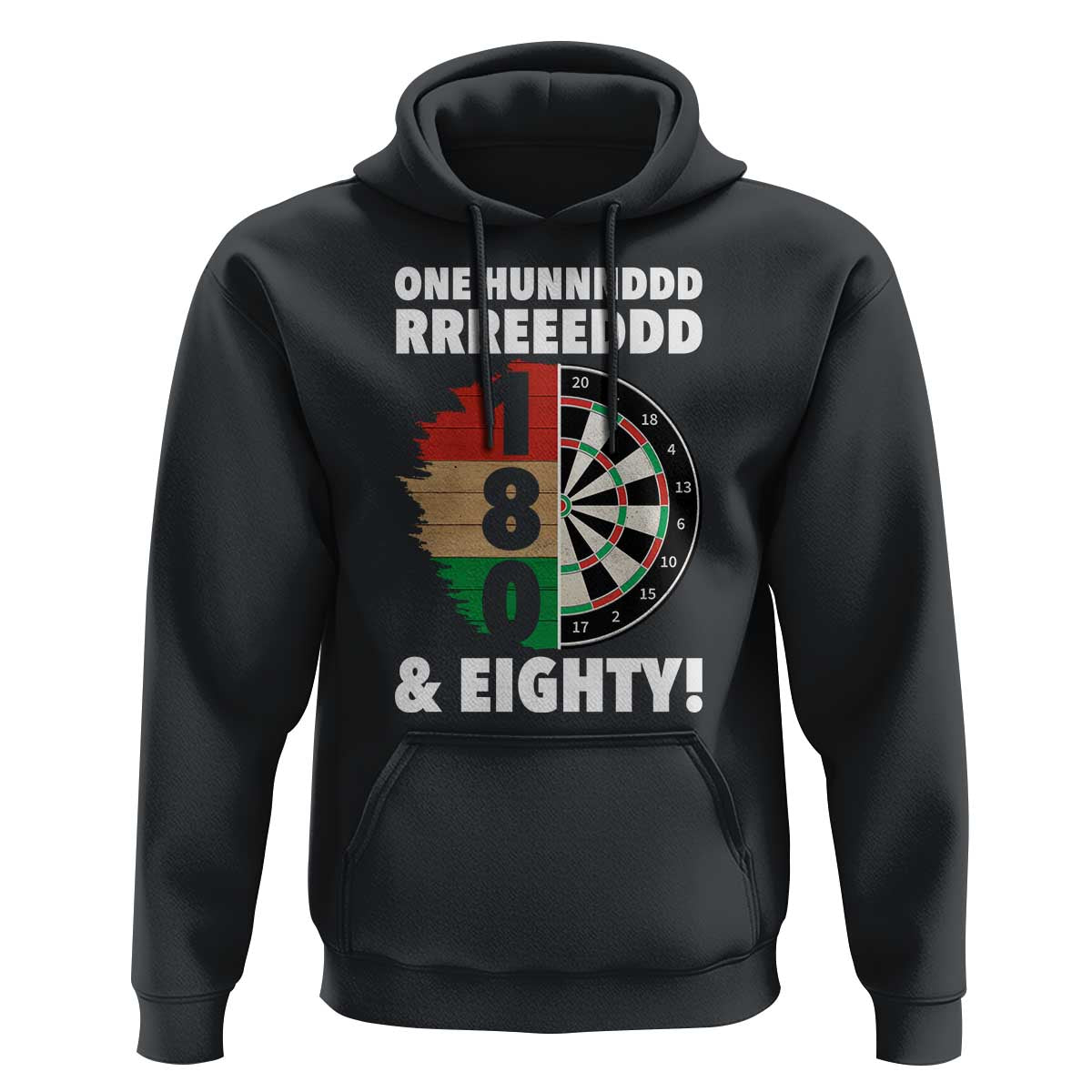 One Hundred And Eighty Hoodie Funny Darts Player Gift - Wonder Print Shop