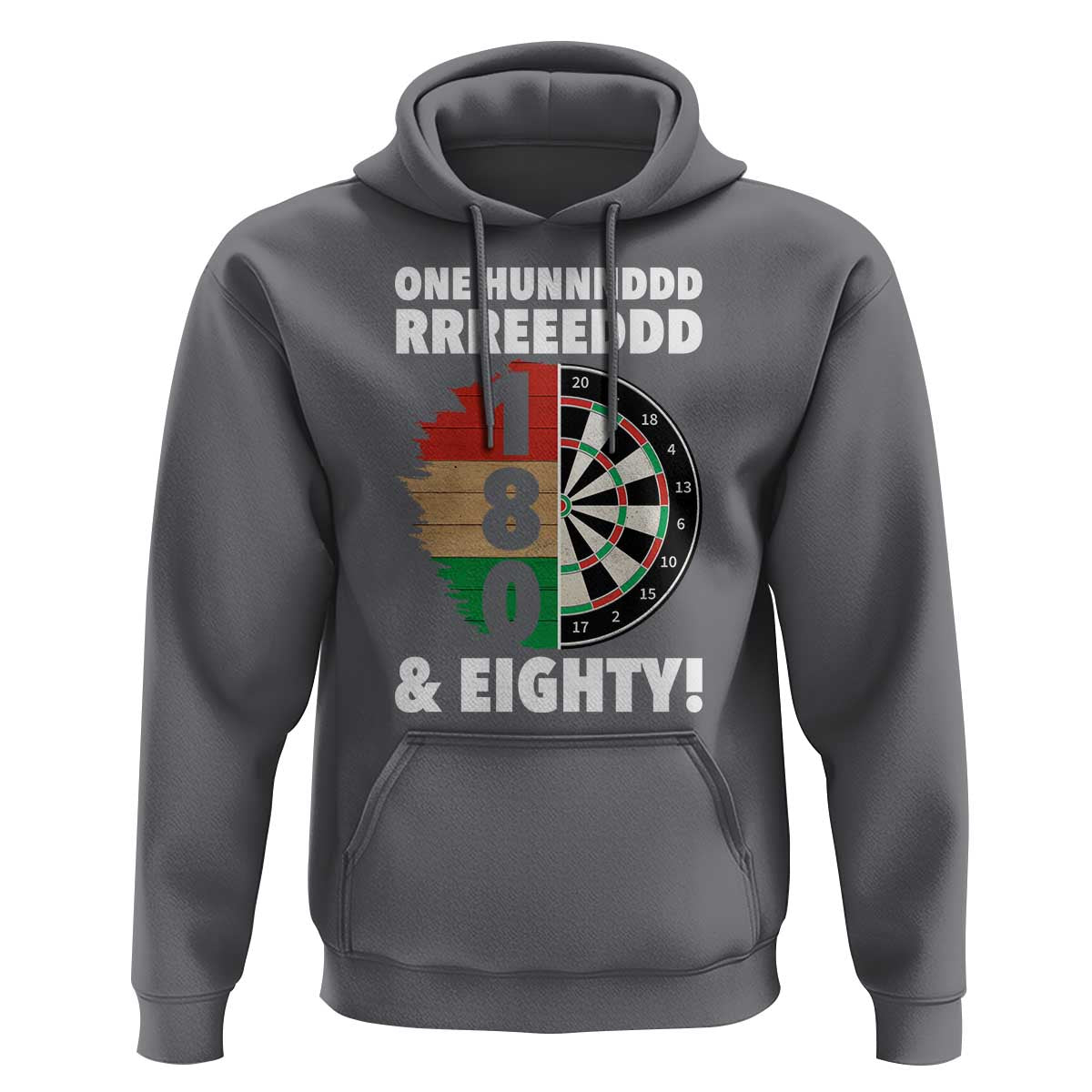 One Hundred And Eighty Hoodie Funny Darts Player Gift - Wonder Print Shop