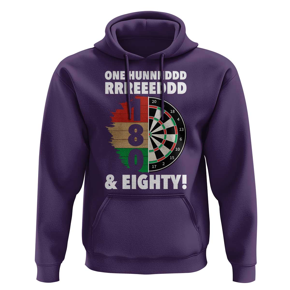 One Hundred And Eighty Hoodie Funny Darts Player Gift - Wonder Print Shop