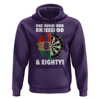 One Hundred And Eighty Hoodie Funny Darts Player Gift - Wonder Print Shop