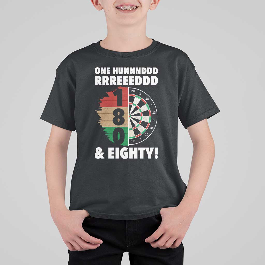 One Hundred And Eighty T Shirt For Kid Funny Darts Player Gift - Wonder Print Shop