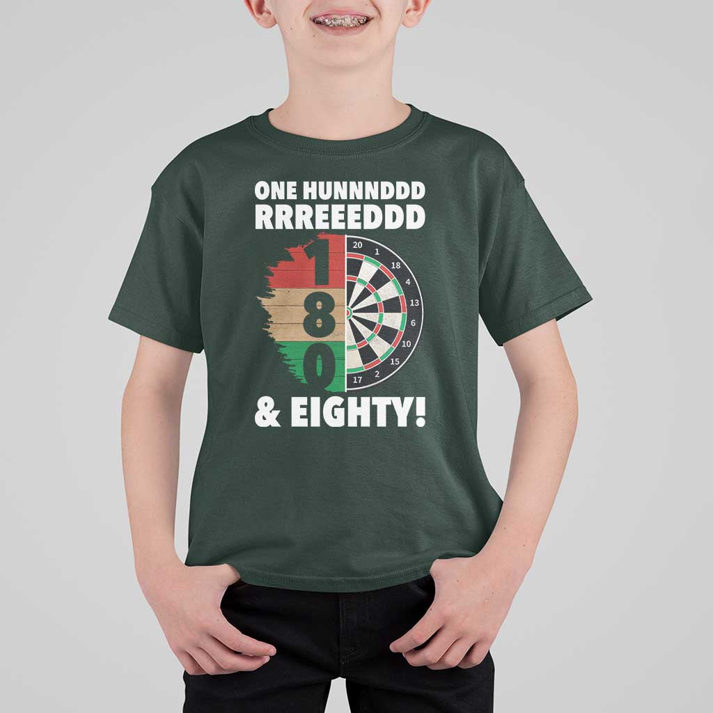 One Hundred And Eighty T Shirt For Kid Funny Darts Player Gift - Wonder Print Shop