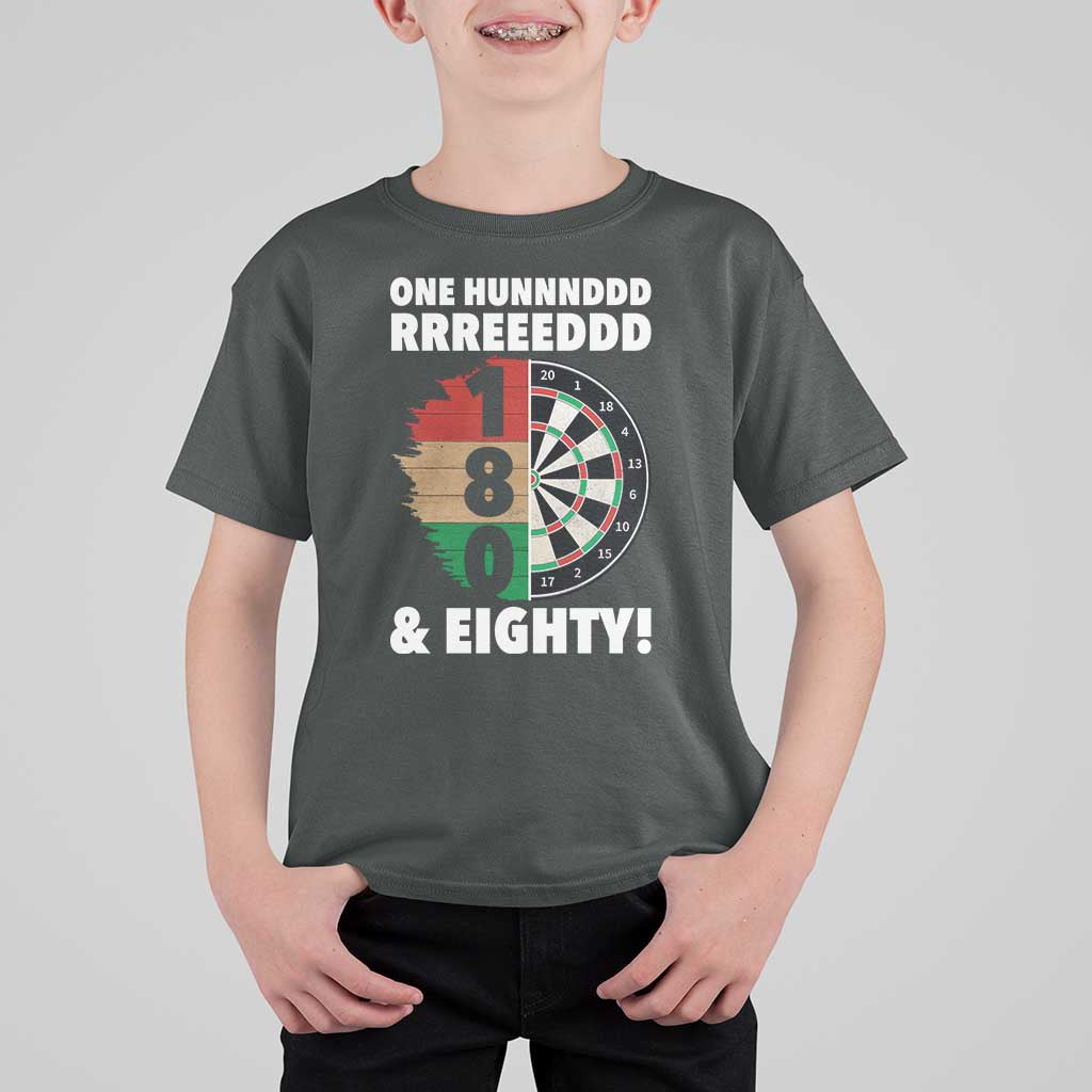 One Hundred And Eighty T Shirt For Kid Funny Darts Player Gift - Wonder Print Shop