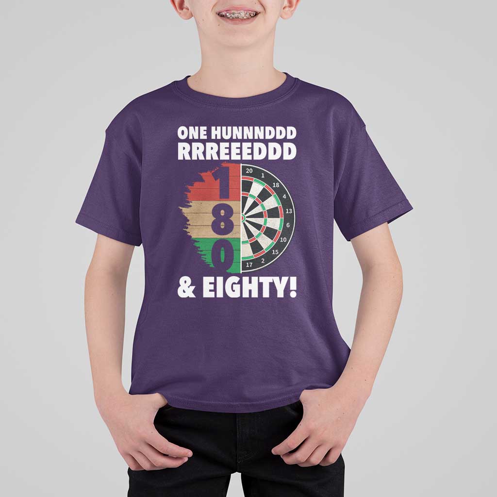 One Hundred And Eighty T Shirt For Kid Funny Darts Player Gift - Wonder Print Shop