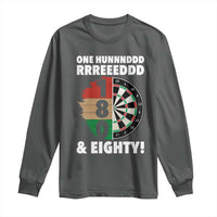 One Hundred And Eighty Long Sleeve Shirt Funny Darts Player Gift - Wonder Print Shop
