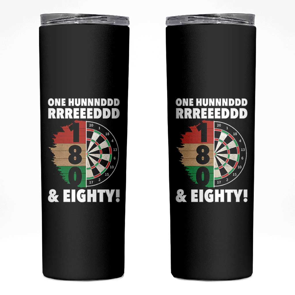 One Hundred And Eighty Skinny Tumbler Funny Darts Player Gift - Wonder Print Shop
