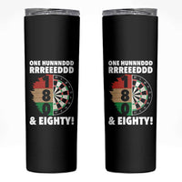 One Hundred And Eighty Skinny Tumbler Funny Darts Player Gift - Wonder Print Shop