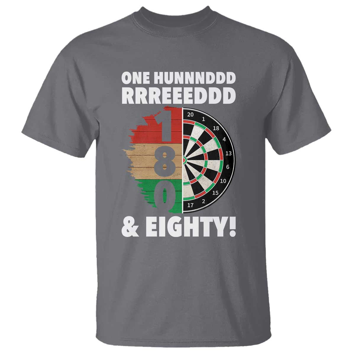 One Hundred And Eighty T Shirt Funny Darts Player Gift - Wonder Print Shop