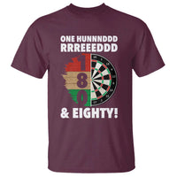 One Hundred And Eighty T Shirt Funny Darts Player Gift - Wonder Print Shop