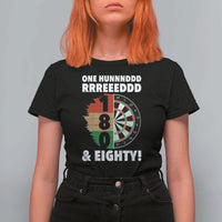 One Hundred And Eighty T Shirt For Women Funny Darts Player Gift - Wonder Print Shop