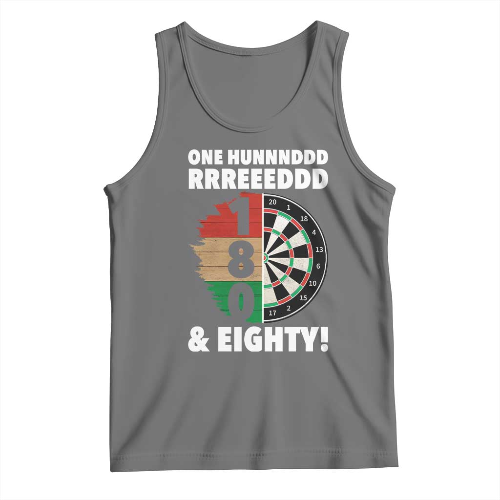 One Hundred And Eighty Tank Top Funny Darts Player Gift - Wonder Print Shop