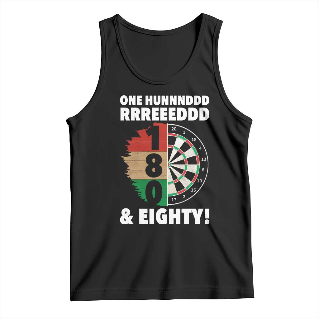 One Hundred And Eighty Tank Top Funny Darts Player Gift - Wonder Print Shop