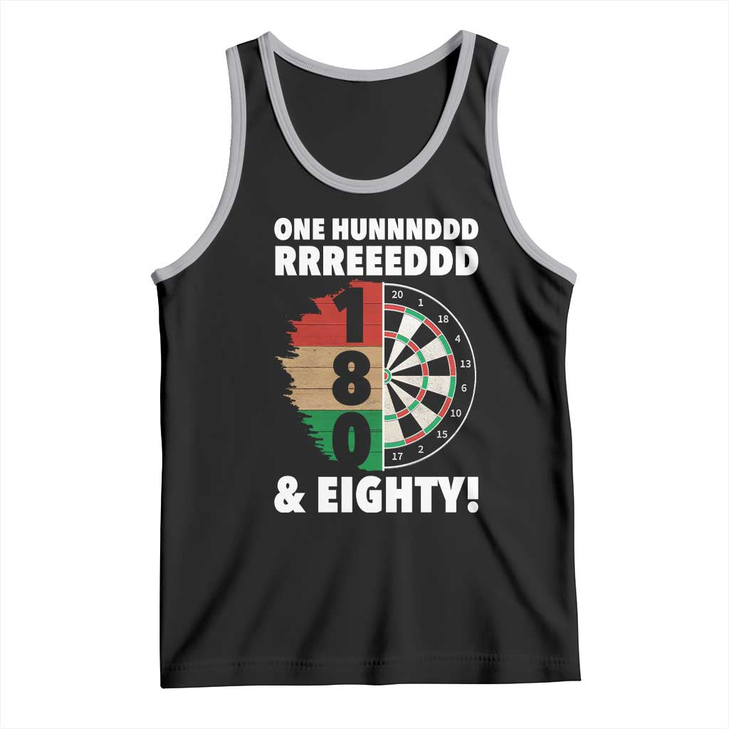 One Hundred And Eighty Tank Top Funny Darts Player Gift - Wonder Print Shop