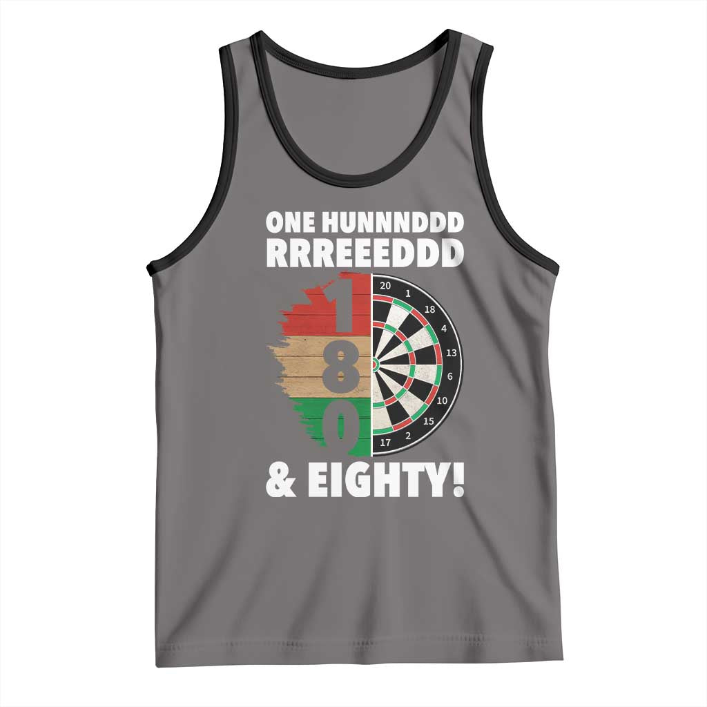 One Hundred And Eighty Tank Top Funny Darts Player Gift - Wonder Print Shop