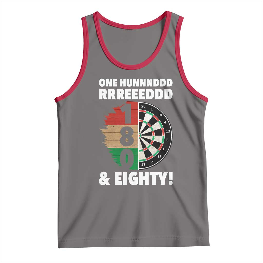 One Hundred And Eighty Tank Top Funny Darts Player Gift - Wonder Print Shop