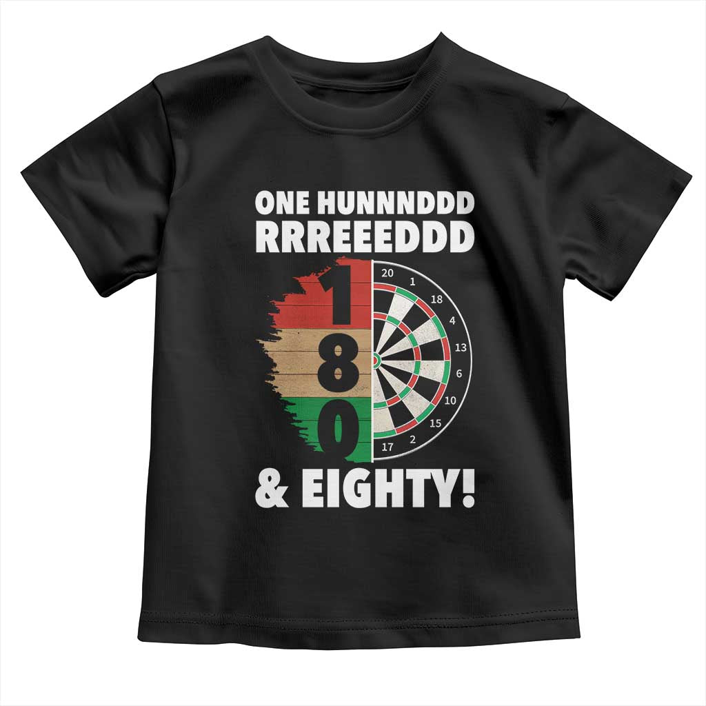 One Hundred And Eighty Toddler T Shirt Funny Darts Player Gift - Wonder Print Shop