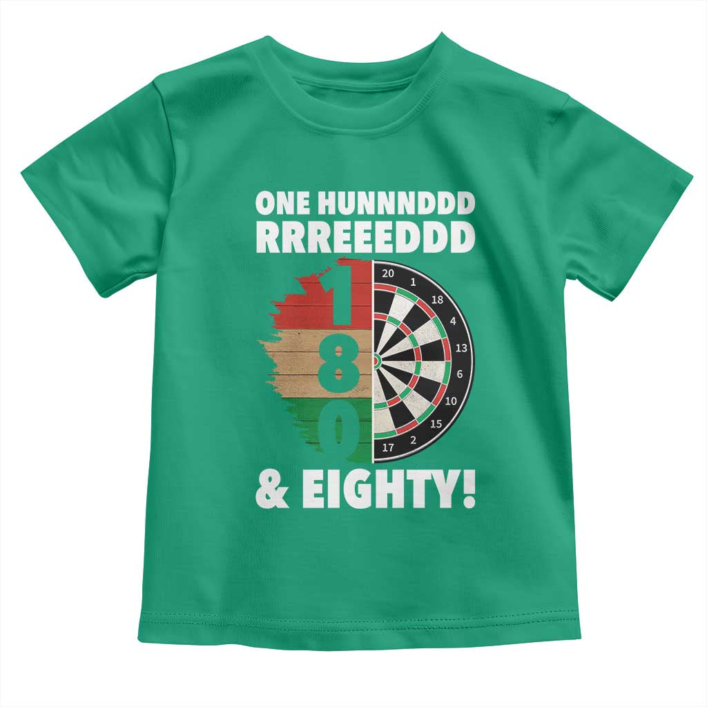 One Hundred And Eighty Toddler T Shirt Funny Darts Player Gift - Wonder Print Shop