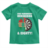 One Hundred And Eighty Toddler T Shirt Funny Darts Player Gift - Wonder Print Shop