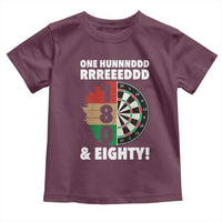 One Hundred And Eighty Toddler T Shirt Funny Darts Player Gift - Wonder Print Shop