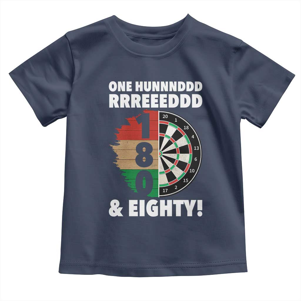 One Hundred And Eighty Toddler T Shirt Funny Darts Player Gift - Wonder Print Shop