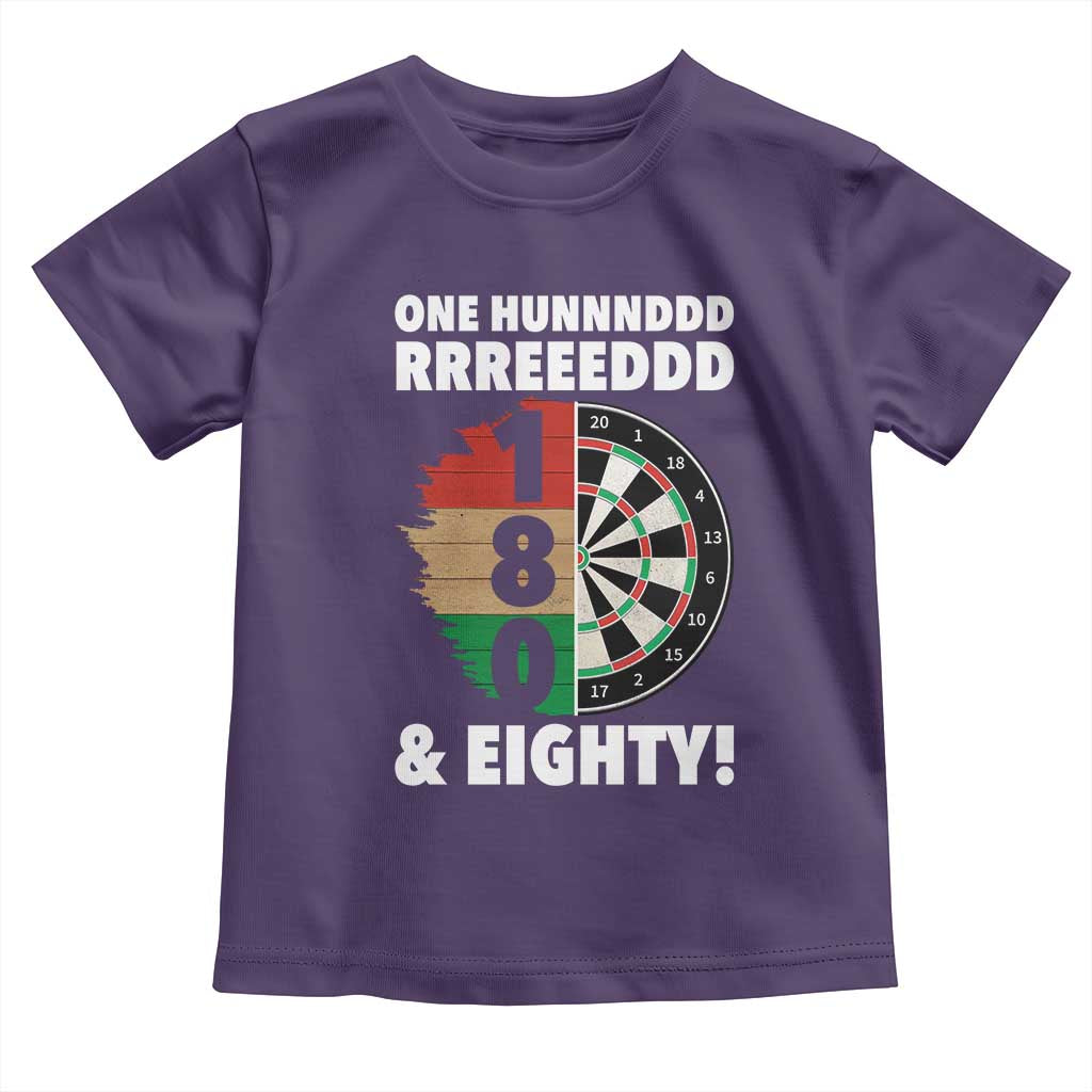 One Hundred And Eighty Toddler T Shirt Funny Darts Player Gift - Wonder Print Shop