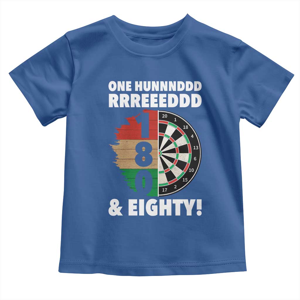 One Hundred And Eighty Toddler T Shirt Funny Darts Player Gift - Wonder Print Shop