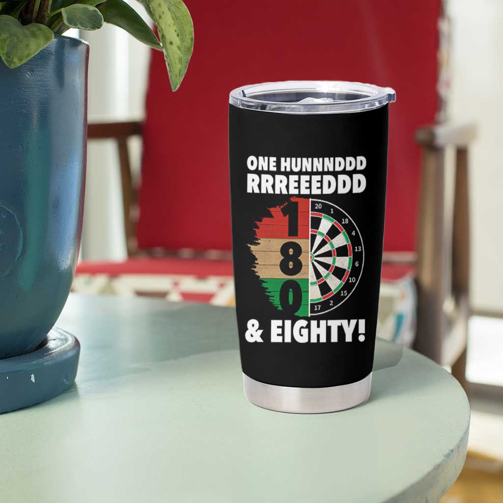 One Hundred And Eighty Tumbler Cup Funny Darts Player Gift - Wonder Print Shop