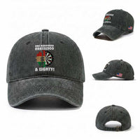 One Hundred And Eighty Washed Cotton Baseball Cap Funny Darts Player Gift