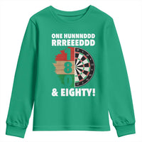 One Hundred And Eighty Youth Sweatshirt Funny Darts Player Gift - Wonder Print Shop