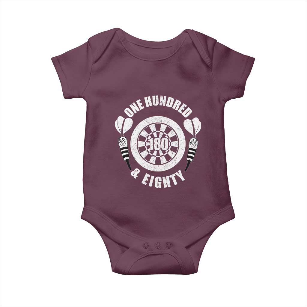 Triple 20 Master Dartist Gift Baby Onesie One Hundred And Eighty - Wonder Print Shop