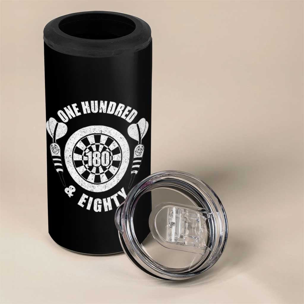 Triple 20 Master Dartist Gift 4 in 1 Can Cooler Tumbler One Hundred And Eighty - Wonder Print Shop