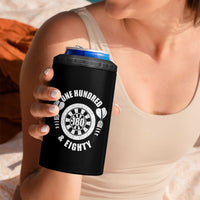 Triple 20 Master Dartist Gift 4 in 1 Can Cooler Tumbler One Hundred And Eighty - Wonder Print Shop