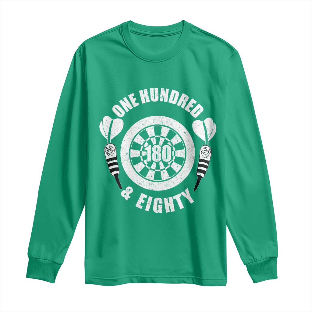 Triple 20 Master Dartist Gift Long Sleeve Shirt One Hundred And Eighty - Wonder Print Shop