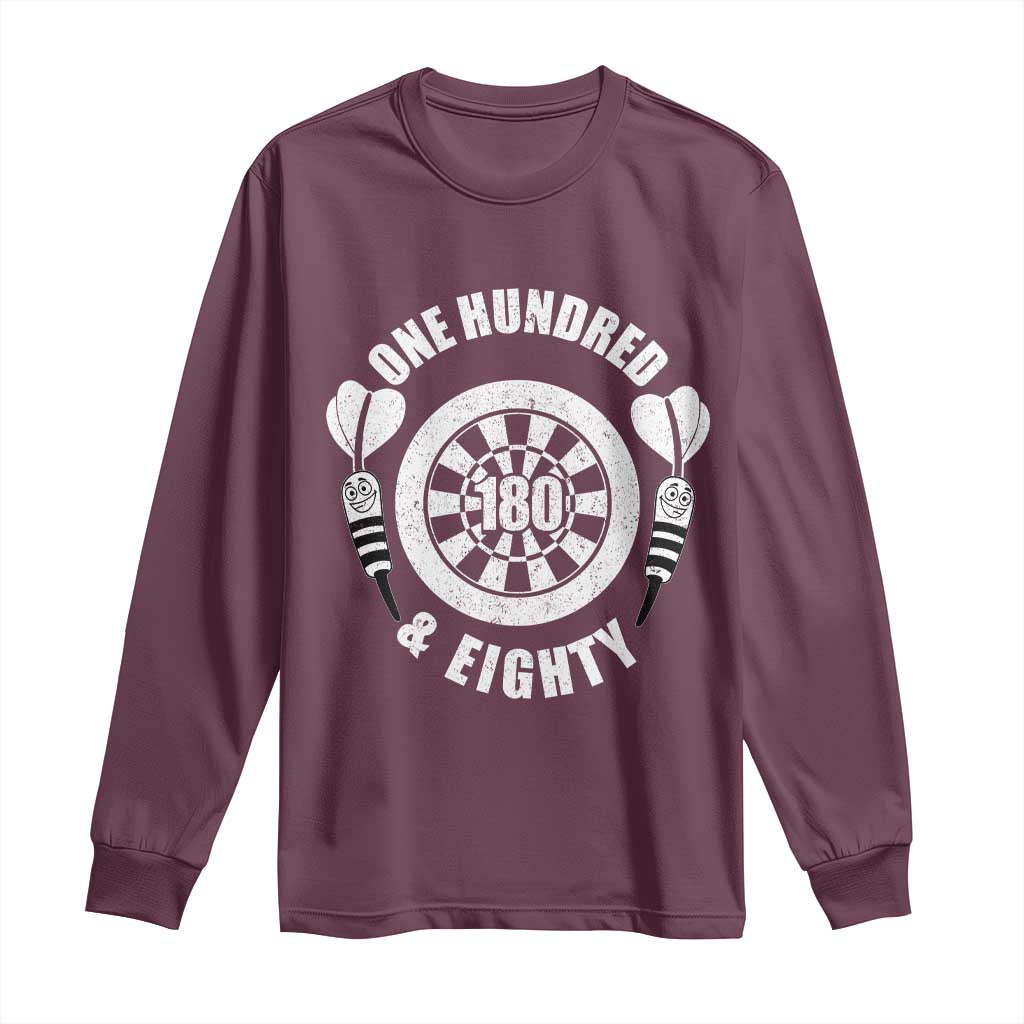 Triple 20 Master Dartist Gift Long Sleeve Shirt One Hundred And Eighty - Wonder Print Shop