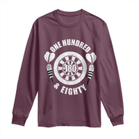 Triple 20 Master Dartist Gift Long Sleeve Shirt One Hundred And Eighty - Wonder Print Shop
