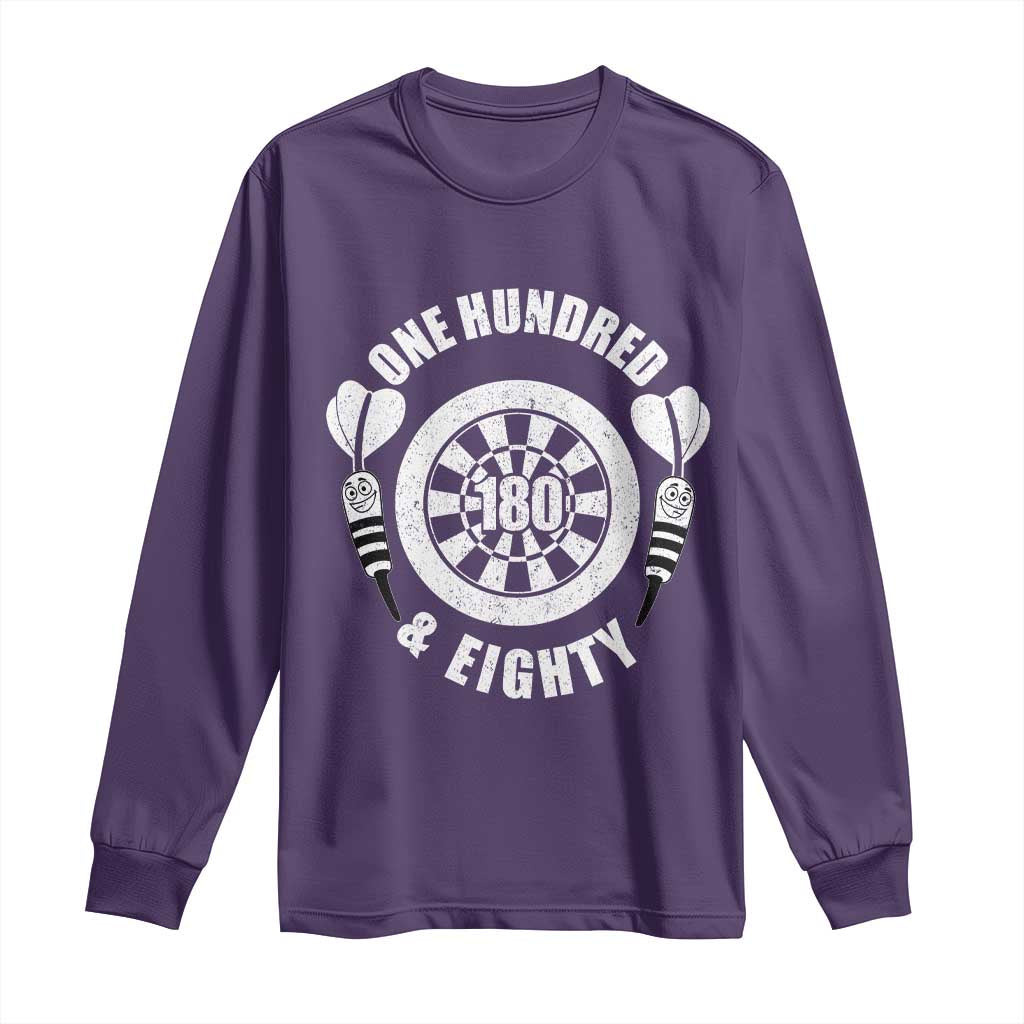 Triple 20 Master Dartist Gift Long Sleeve Shirt One Hundred And Eighty - Wonder Print Shop