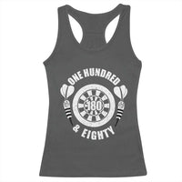 Triple 20 Master Dartist Gift Racerback Tank Top One Hundred And Eighty - Wonder Print Shop