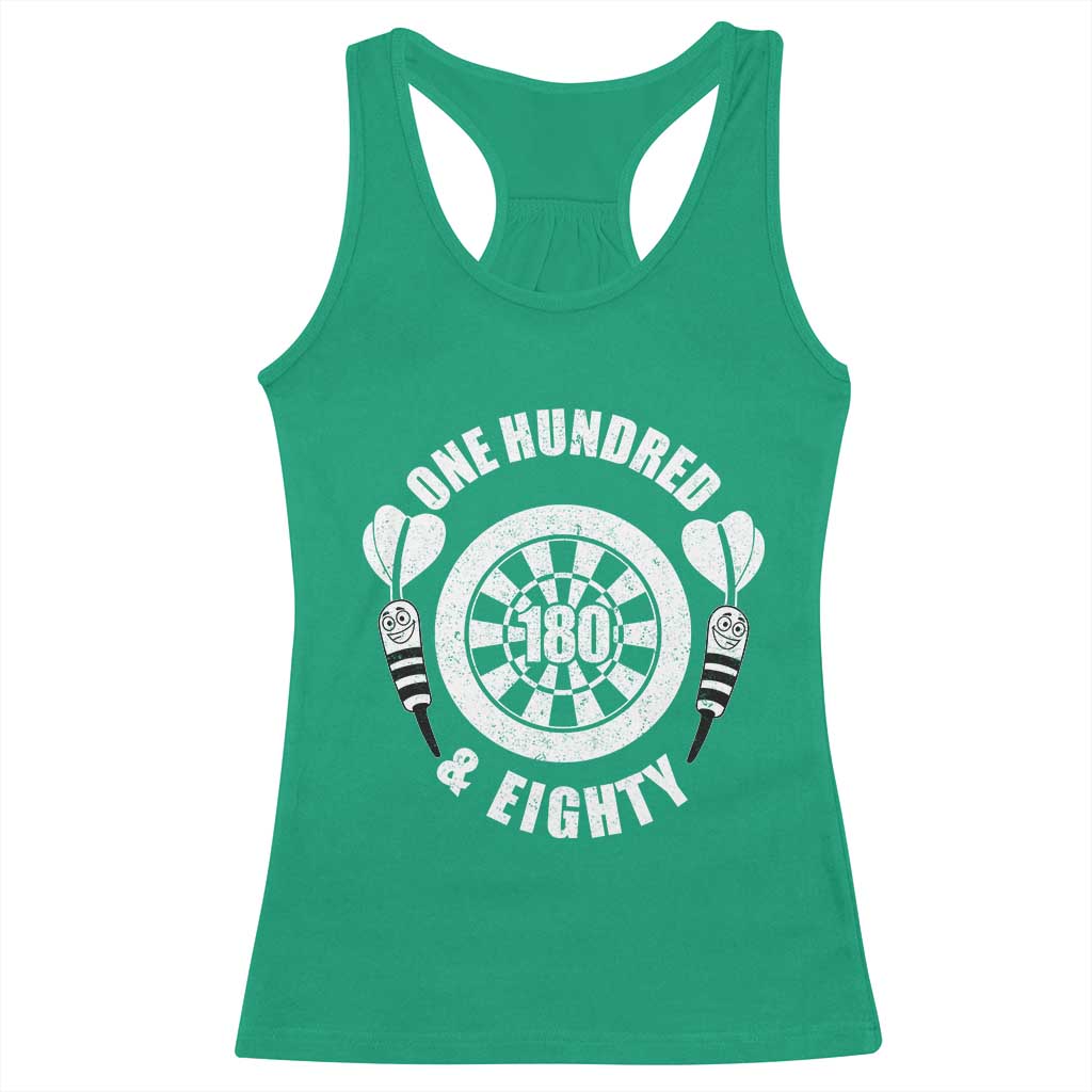 Triple 20 Master Dartist Gift Racerback Tank Top One Hundred And Eighty - Wonder Print Shop