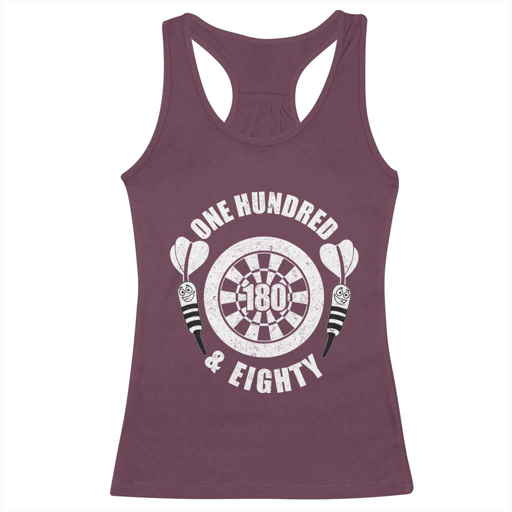 Triple 20 Master Dartist Gift Racerback Tank Top One Hundred And Eighty - Wonder Print Shop