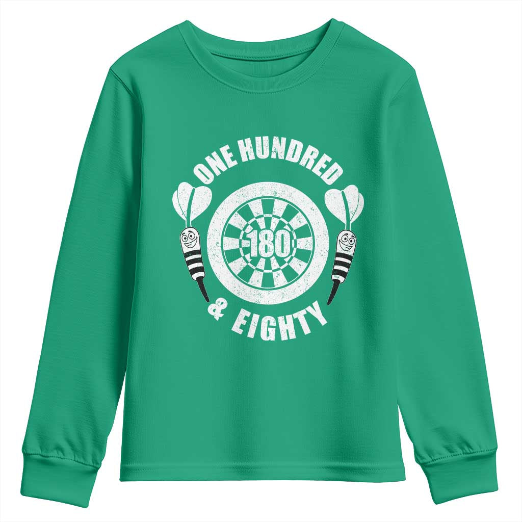 Triple 20 Master Dartist Gift Youth Sweatshirt One Hundred And Eighty - Wonder Print Shop