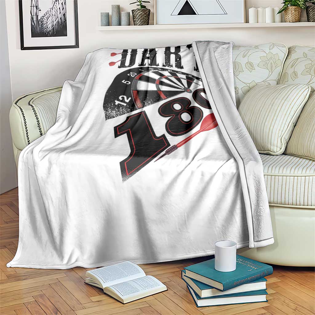 Max Score 180 Darts Lover Throw Blanket Darts Team Party Gift - Wonder Print Shop