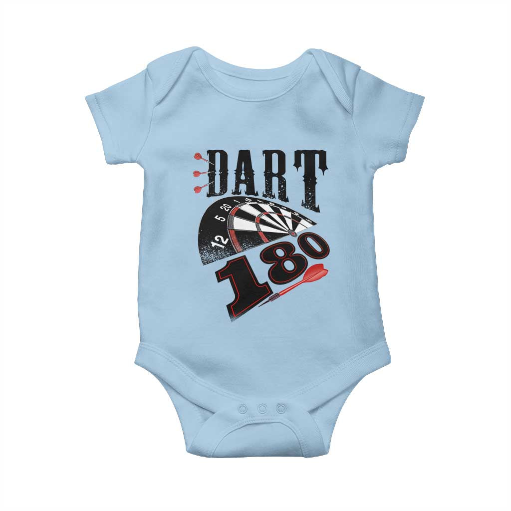 Max Score 180 Darts Lover Baby Onesie Darts Team Party Gift - Wonder Print Shop