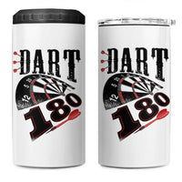 Max Score 180 Darts Lover 4 in 1 Can Cooler Tumbler Darts Team Party Gift - Wonder Print Shop