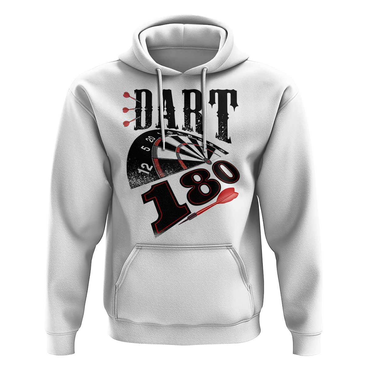 Max Score 180 Darts Lover Hoodie Darts Team Party Gift - Wonder Print Shop
