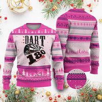 Max Score 180 Darts Lover Ugly Christmas Sweater Darts Team Party Gift - Wonder Print Shop