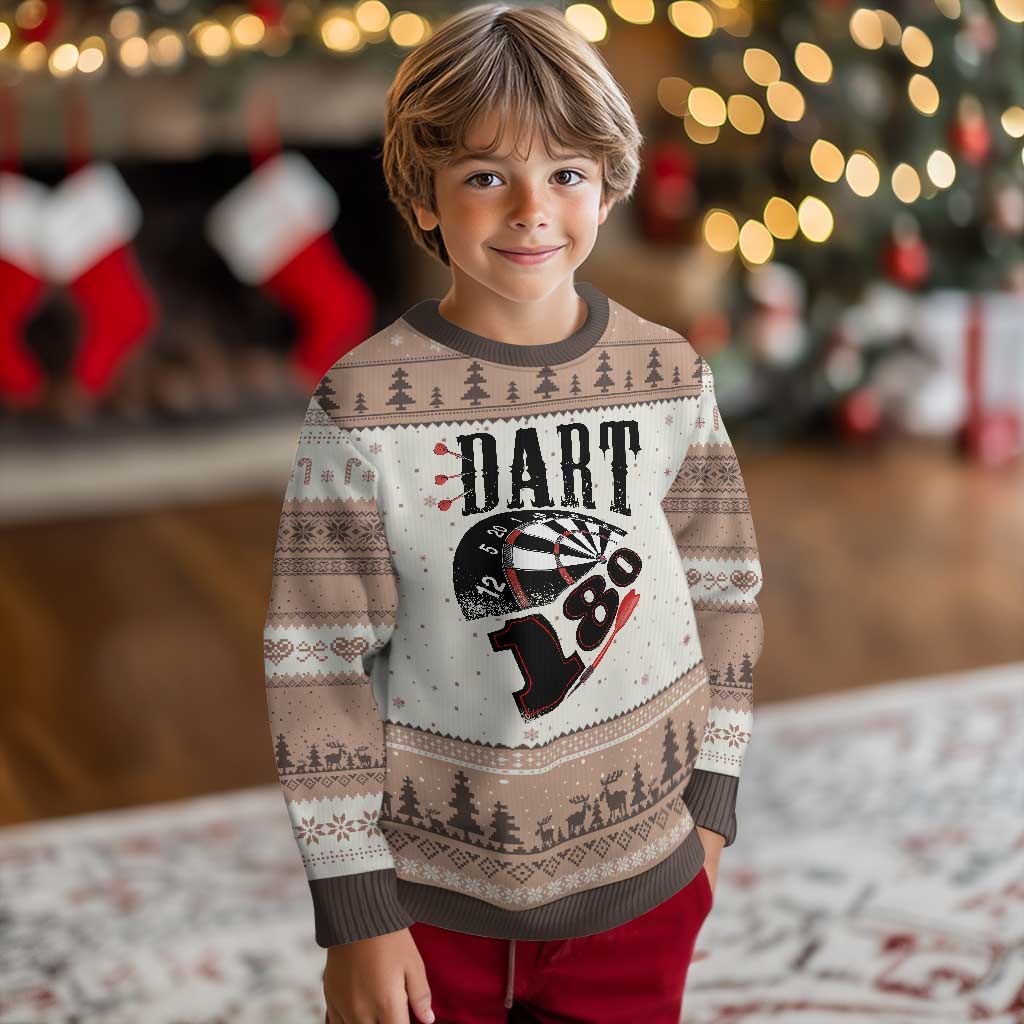 Max Score 180 Darts Lover Ugly Christmas Sweater Darts Team Party Gift - Wonder Print Shop