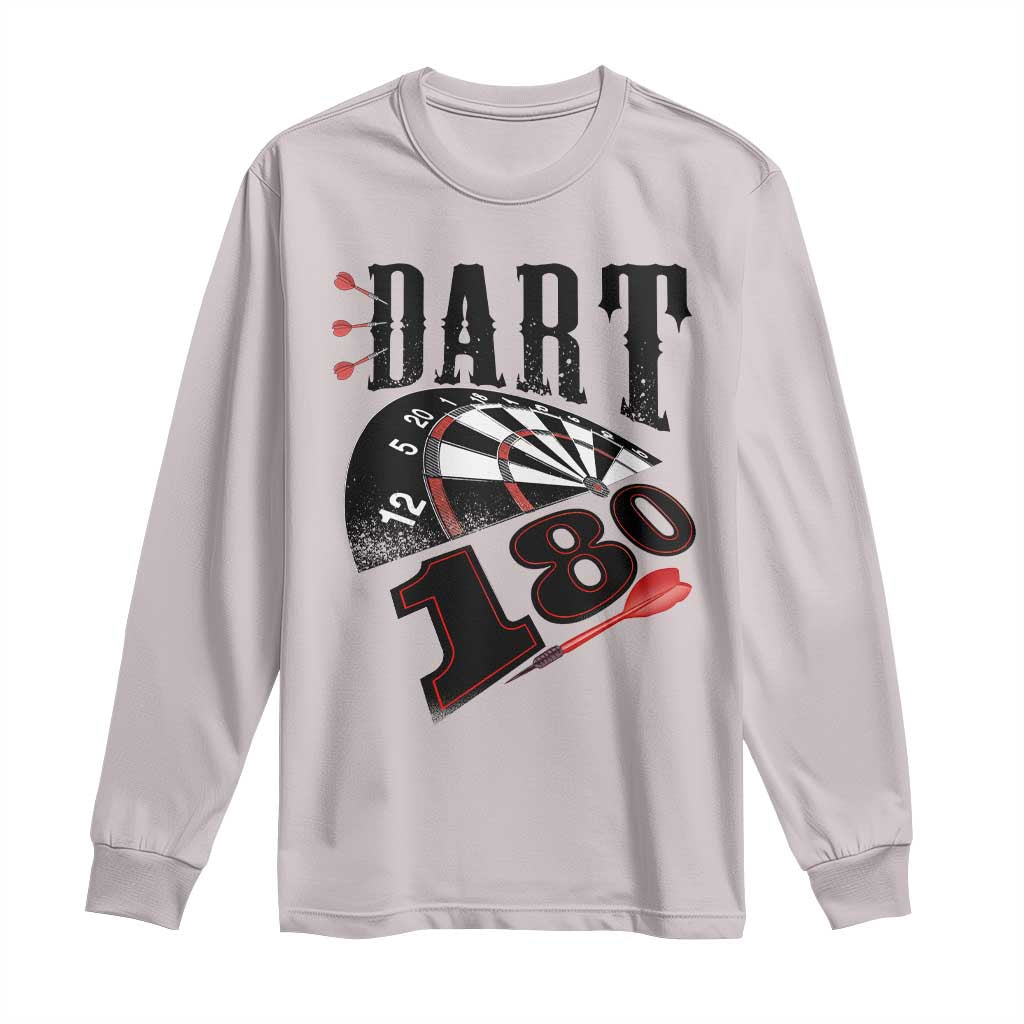 Max Score 180 Darts Lover Long Sleeve Shirt Darts Team Party Gift - Wonder Print Shop